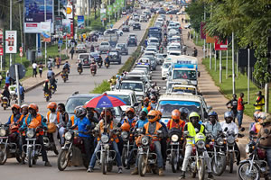 Traffic in Kampala